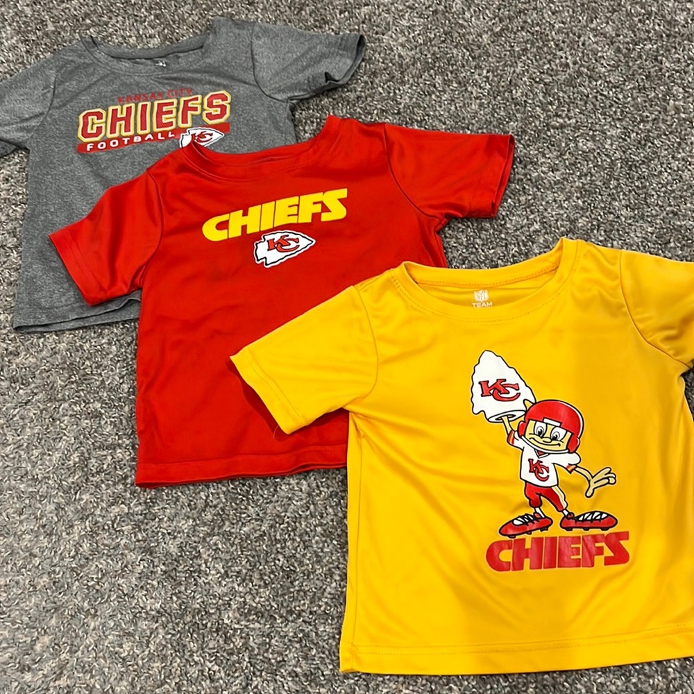 (3) 3T Kansas City Chiefs Shirts